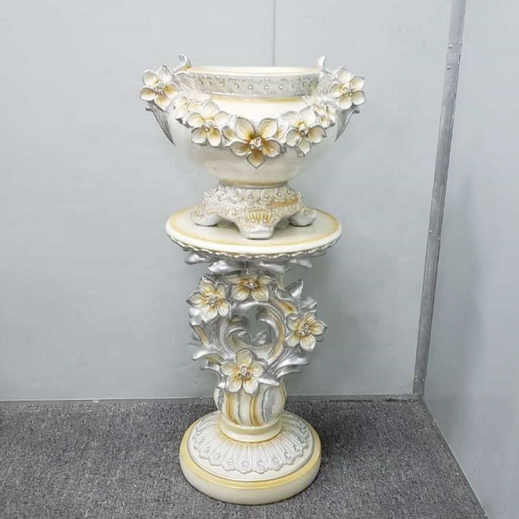 Hot wholesale fiberglass Roman column Roman pillar walkway stand wedding decoration vase & event party centerpiece