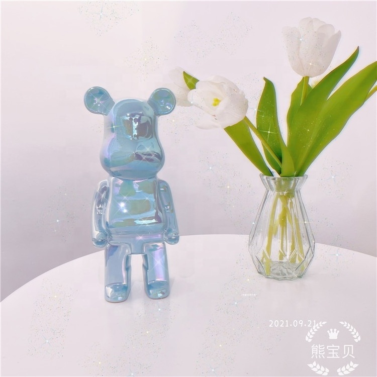 Electroplate Bear Brick Model Doll Action Statue Toy Factory Supply Top Quality Bearbrick 1000 Statue