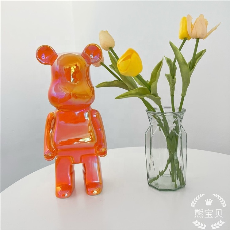 Electroplate Bear Brick Model Doll Action Statue Toy Factory Supply Top Quality Bearbrick 1000 Statue