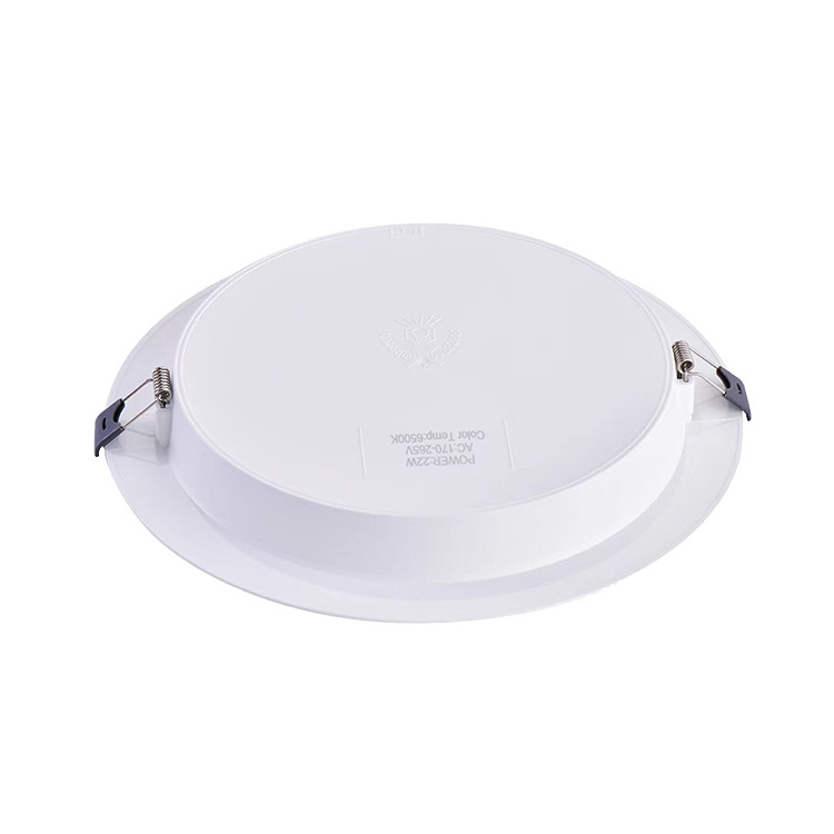 DOB plastic led panel light round recessed surface downlight led ceiling lamp