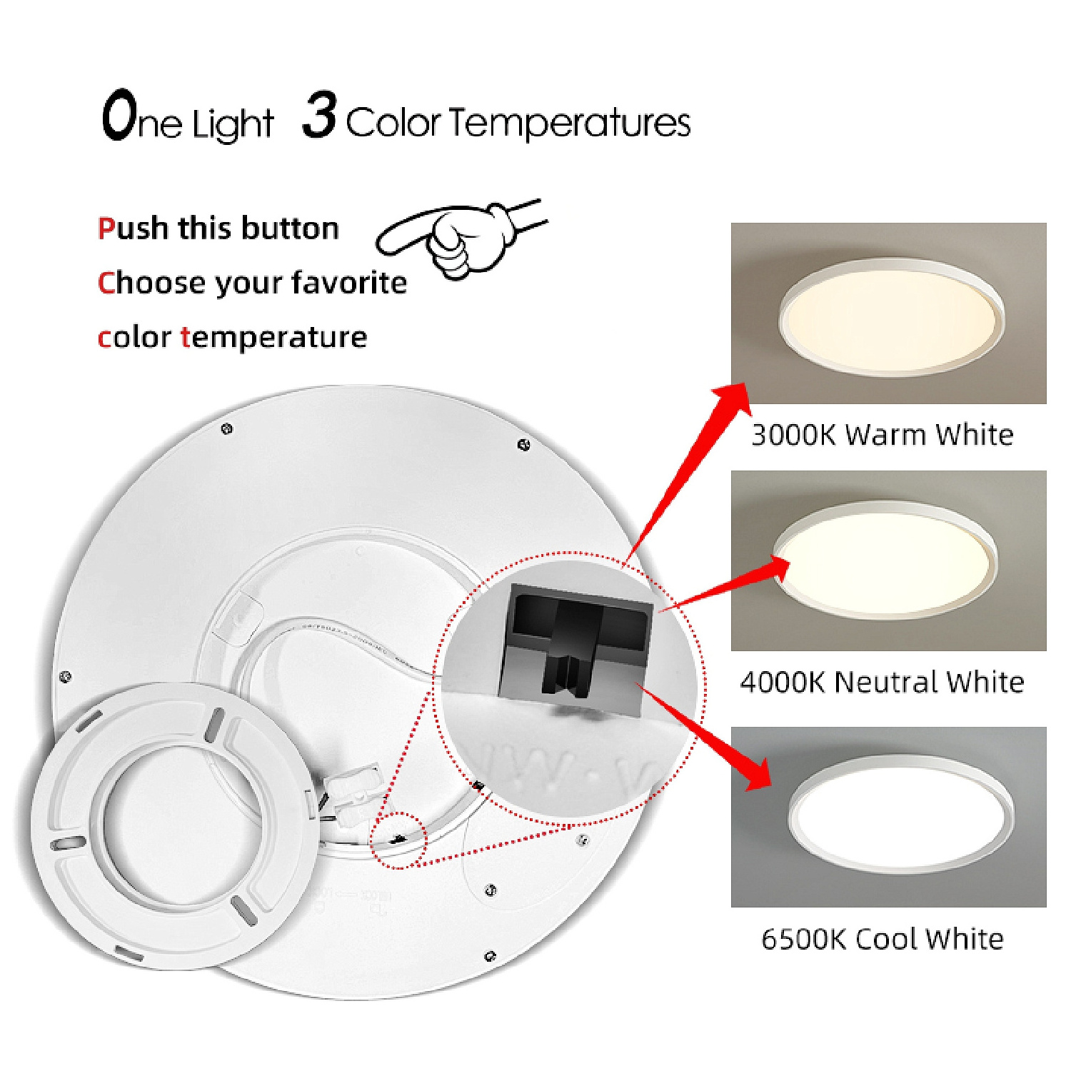 Guangdong farmhouse modern led ceiling dimmable light with CE CB certificate for European Market