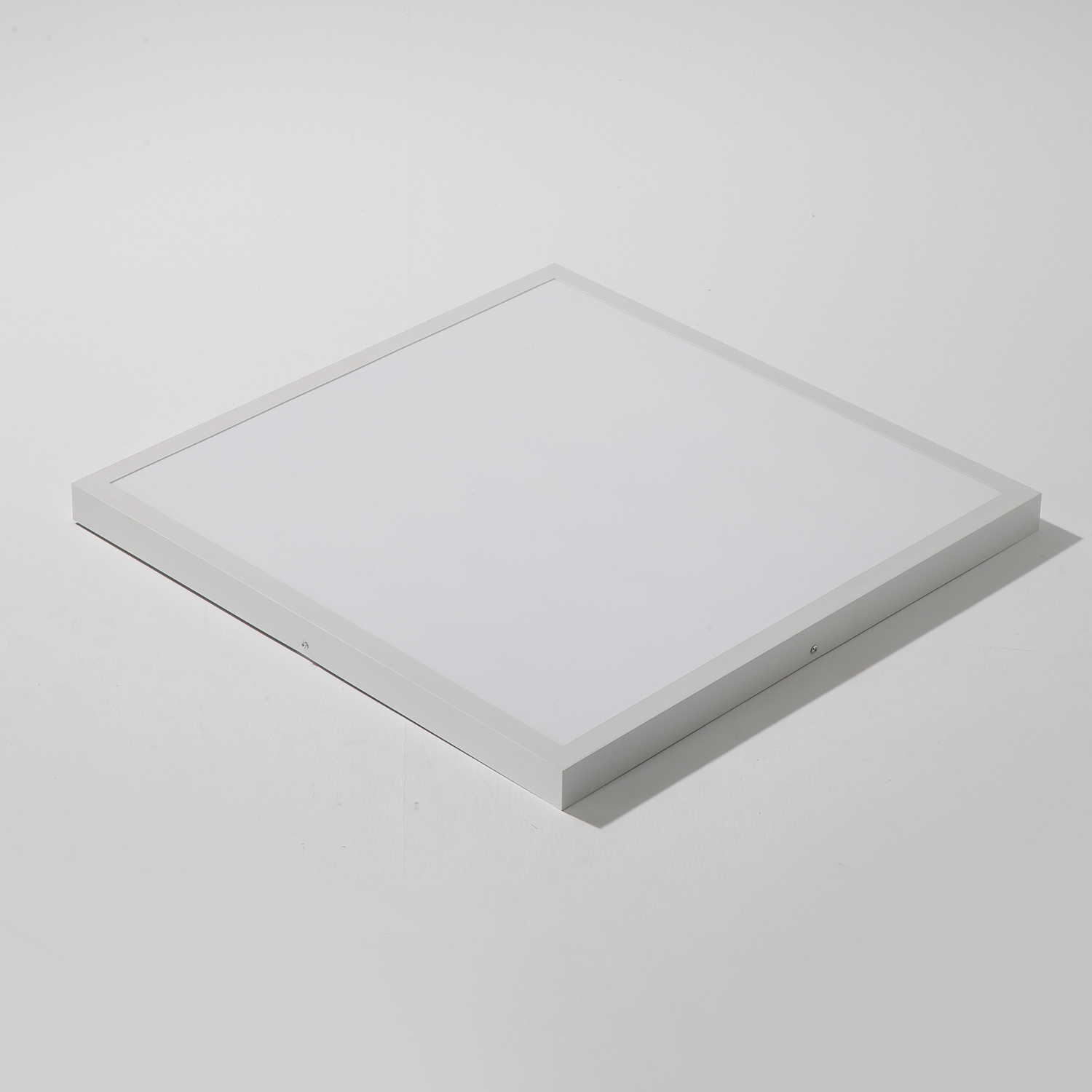 surface mounted ceiling lamp white natural light cri>80 square flat commercial panel light for office lighting