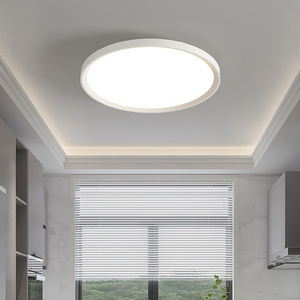 Zhongshan Source Manufacturer ultra thin surface led ceiling lights of 2700k round led ceiling light luxury for living room