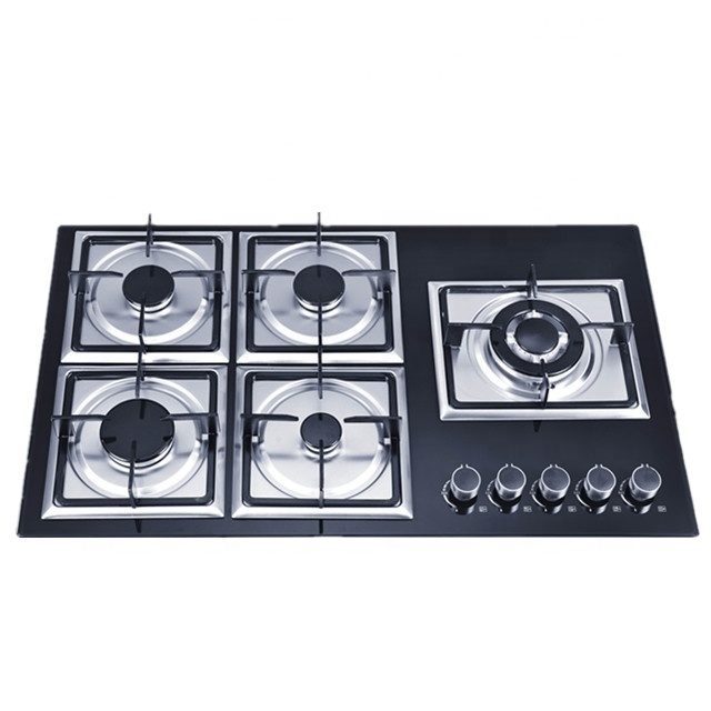 cast iron grill 5 burner gas hob gas stove