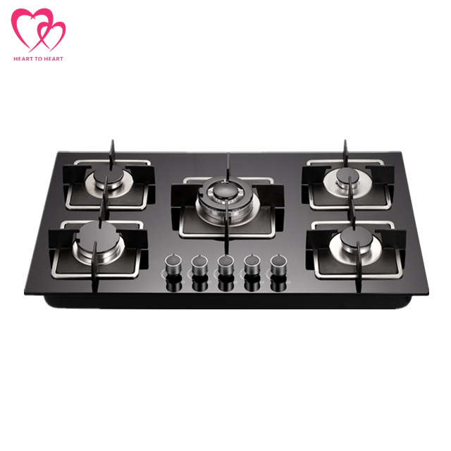 cast iron grill 5 burner gas hob gas stove