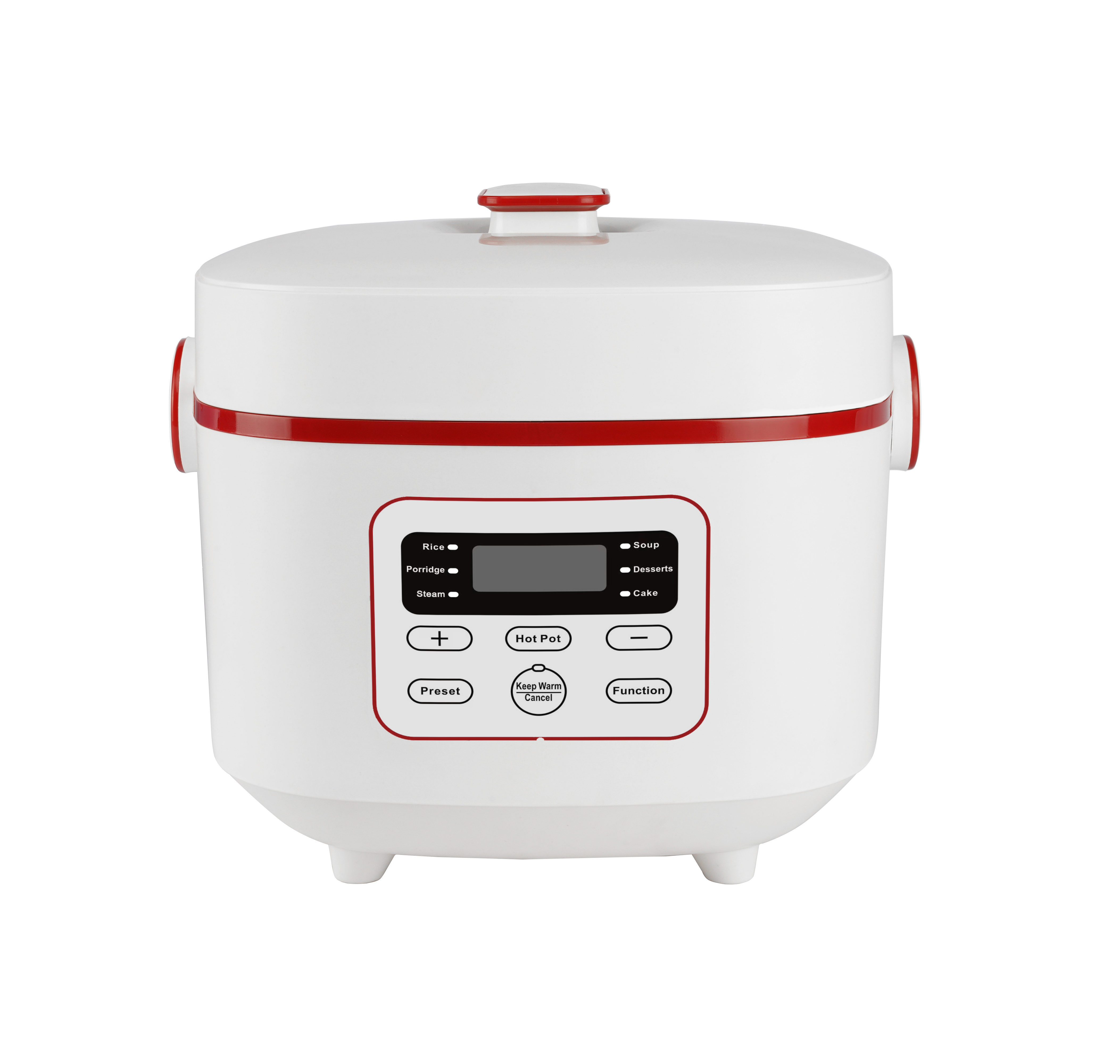 Practical household multi-function 3L smart button style rice cooker is simple and can be hot pot