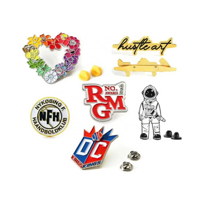 badge blank metal pin colorful stainless laser custom pin badge hard enamel badge pin button maker machine