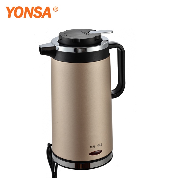 Copper Components Cord 1.7 Liter Glass 2200 Watt Ce Cordless Boildry Electric Kettle