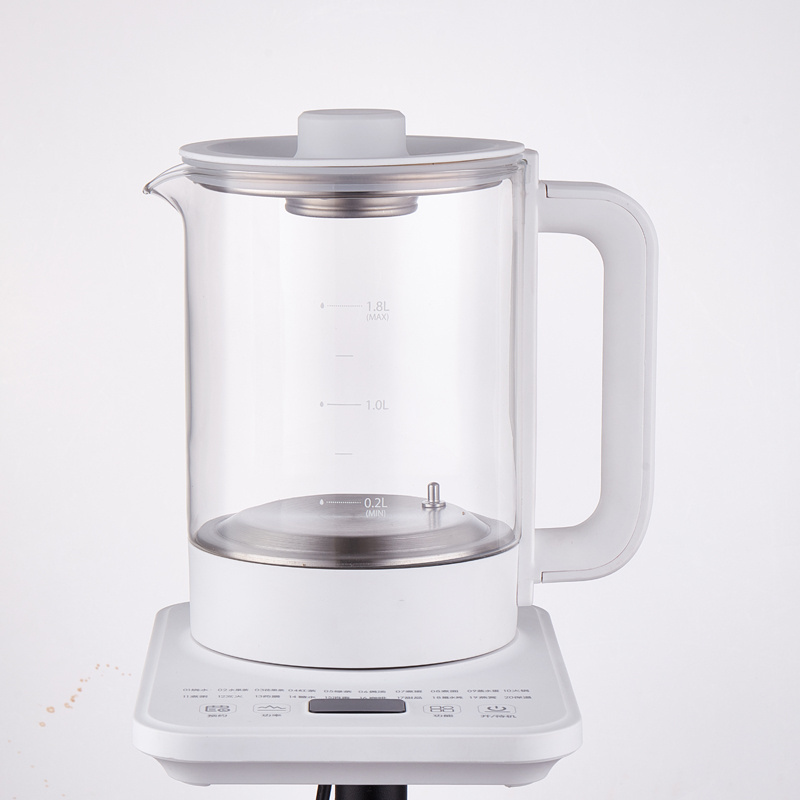 Intelligent Programmable Automatic Glass Stew Milk Steam Health Pot Kc Electric Multipurpose Kettle