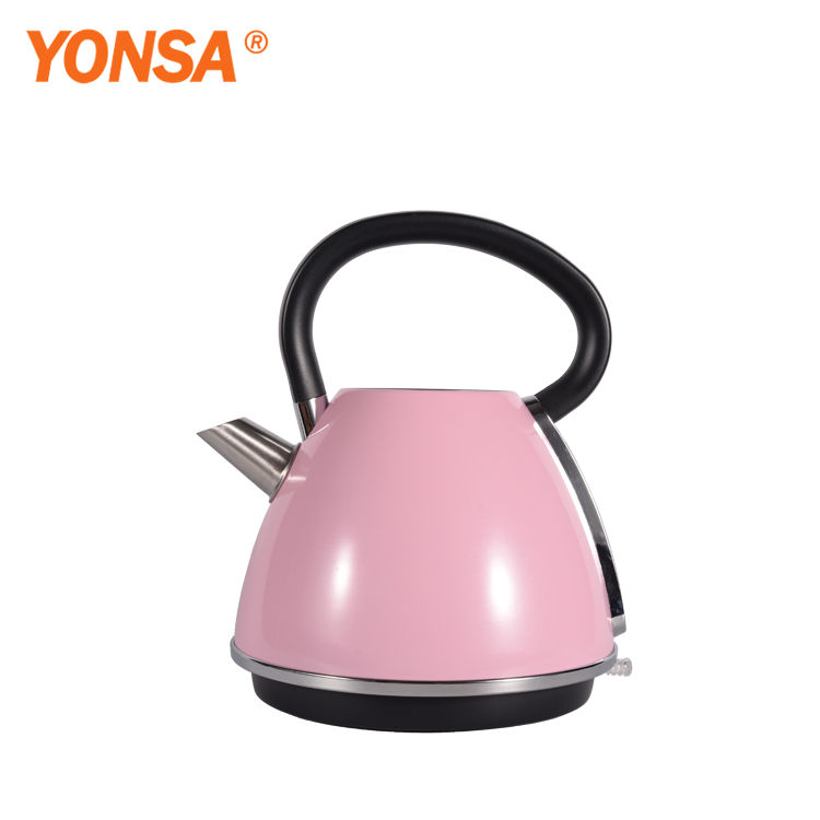 Handle Pink South Africa 240V No Plastic Inside Electric Kettle with Temperature Control