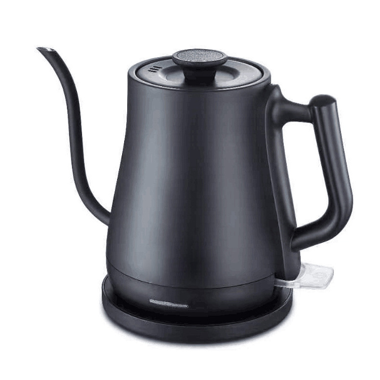 Yonsa China Food Grade ss304 Stainless Steel Black Gold White 1L Coffee Water Tea Best Gooseneck Electric Kettle