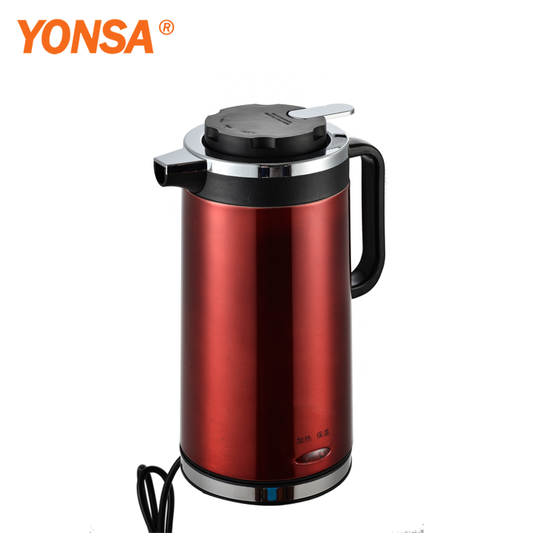 Copper Components Cord 1.7 Liter Glass 2200 Watt Ce Cordless Boildry Electric Kettle