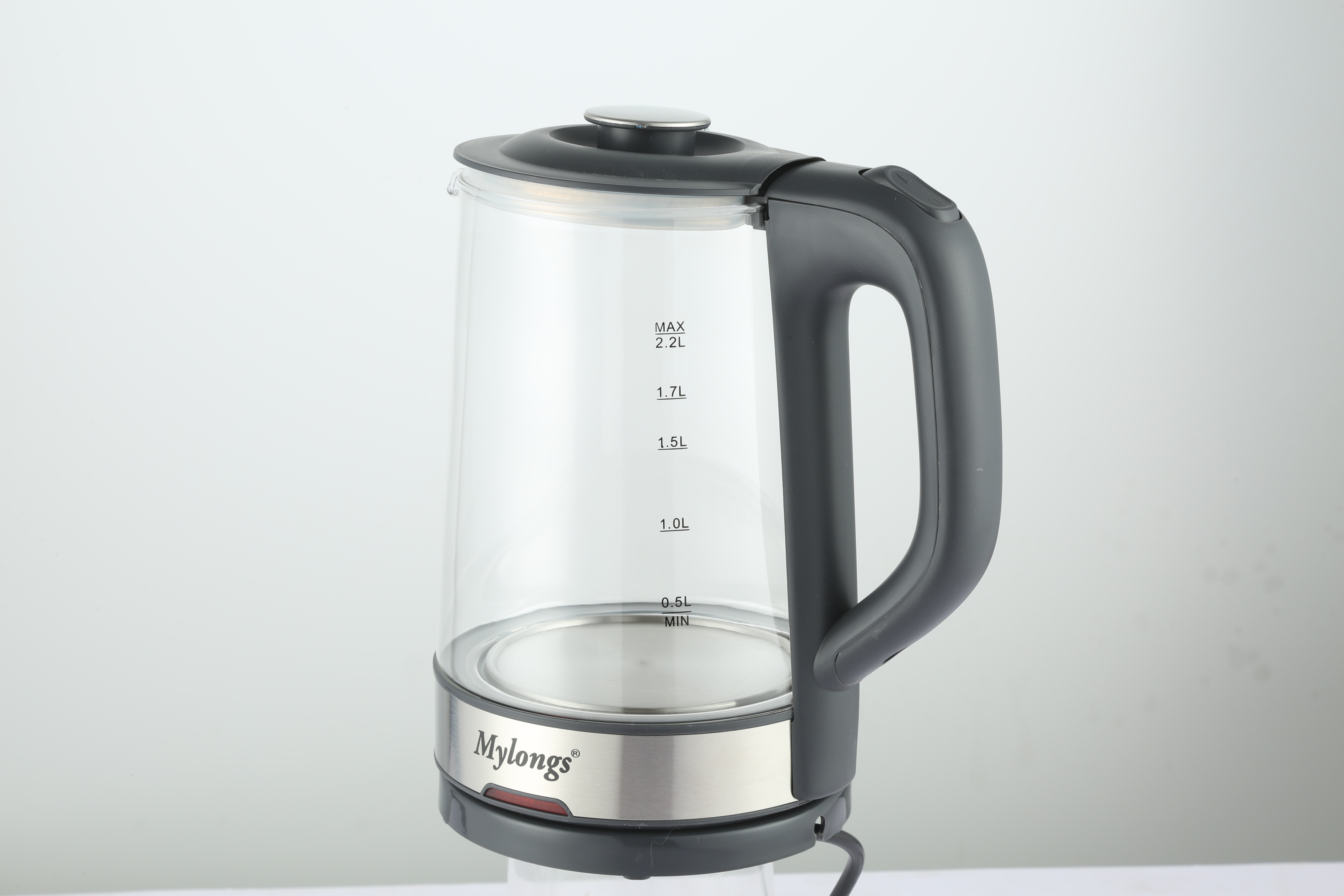 Portable Thermo Coffee Tea Water Boiler Electric Glass Kettle Multifunction  Keep Warm Transparent teapot