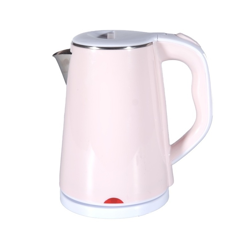 Free Sample Attractive Pink 220V PP Plastic Electric Kettle