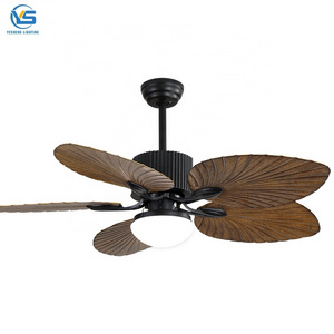 C004 52 inch ceiling fan with light kit  with remote control 5-blades PC fan light