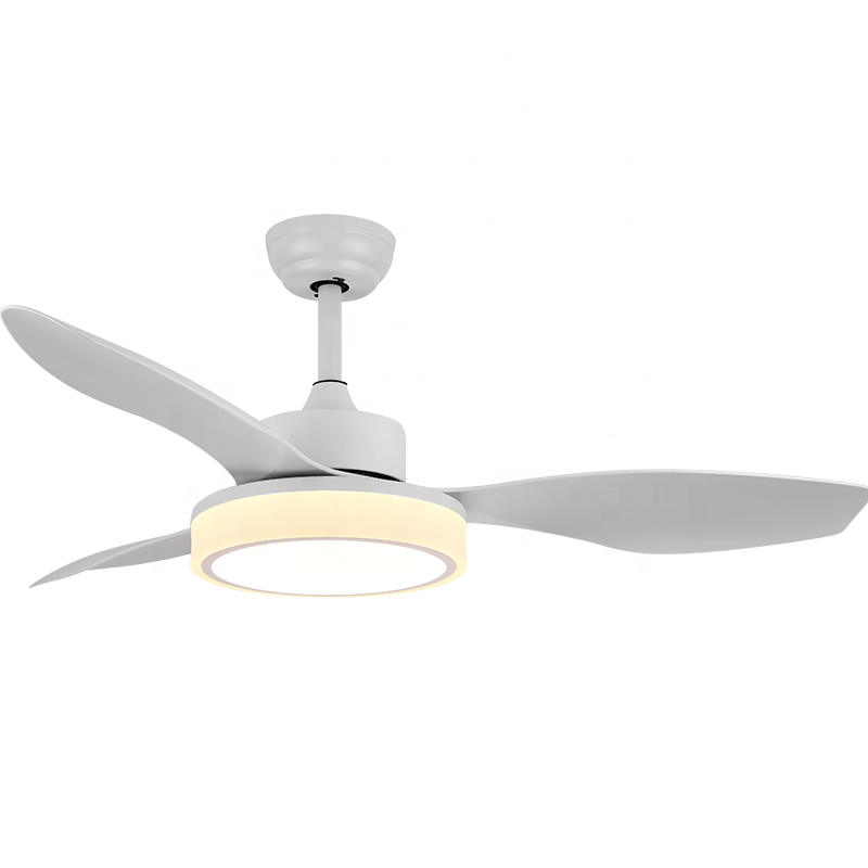 733 smart ceiling fan 48 inch with remote control with light 220v ceiling fan with 3 blades light