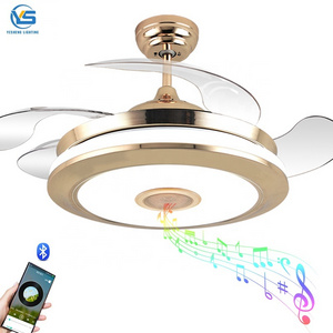 2005BS ceiling light fan with Speaker 42inch with remote control ceiling light fan with Speaker