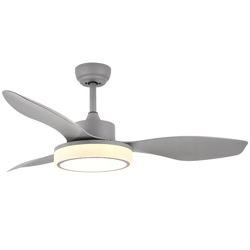 733 smart ceiling fan 48 inch with remote control with light 220v ceiling fan with 3 blades light