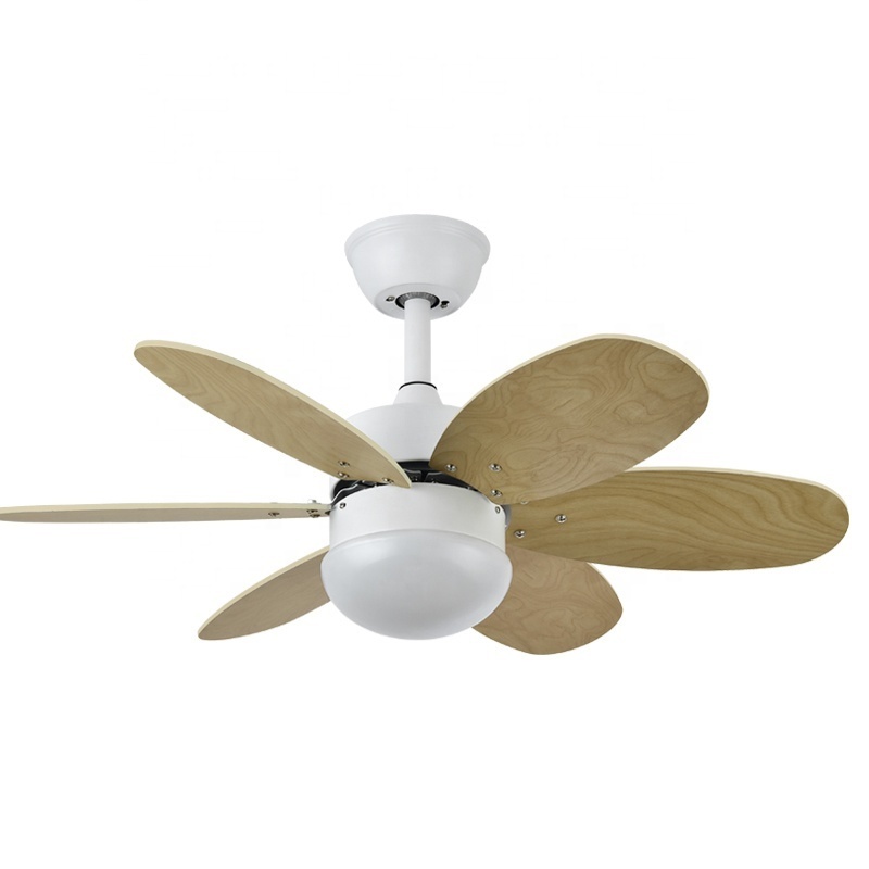 C075 33 inch ceiling fan with light kit  with remote control 6-blades MDF fan light