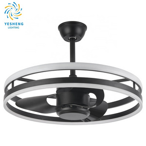 D048 chandelier ceiling fan with light with remote 65cm 3 color  Simplicity fan chandelier