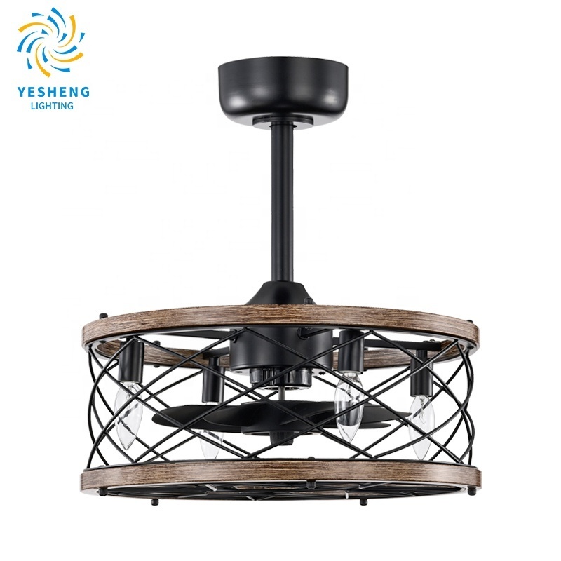 D063 chandelier ceiling fan with light with remote 46cm 3 color  Simplicity fan chandelier