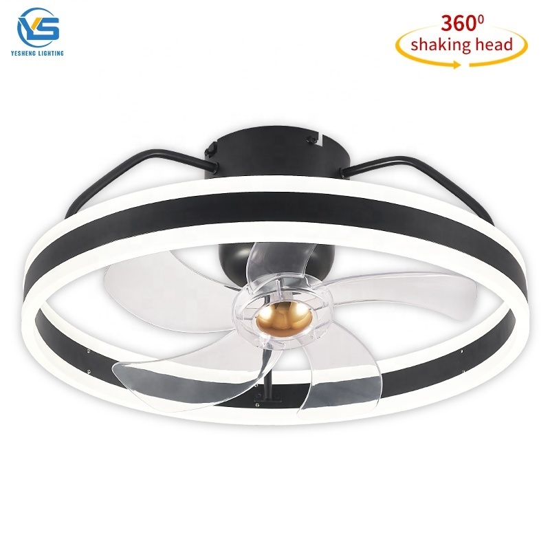 XD74 Bladeless ceiling fan with light fan lamp with App control Tuya Alexa Google control