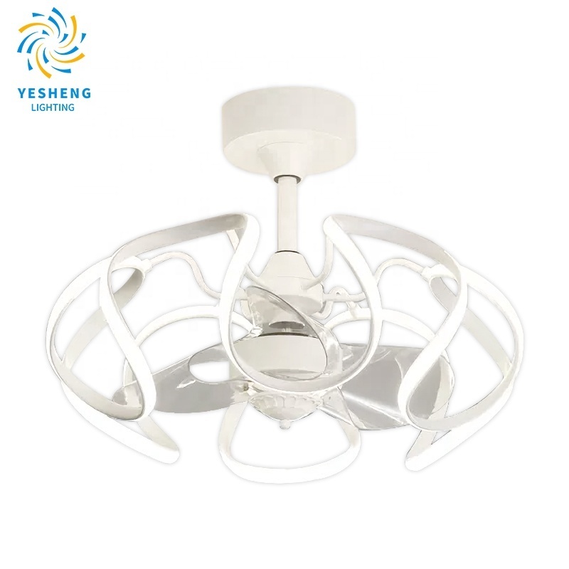 745B chandelier ceiling fan with light with remote 60cm 3 color  Simplicity fan chandelier