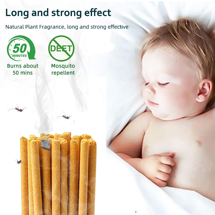 Factory Direct Sale Outdoor Pleasant Smell Mosquito Fly Repellent Stick Incense Mosquito Killer