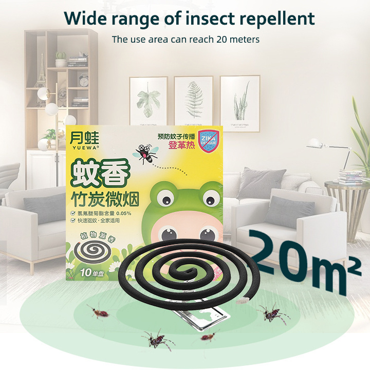 Hot China Factory OEM Long Lasting Natural Formula Indoor Non-stringent Black Mosquito Repellent Coil