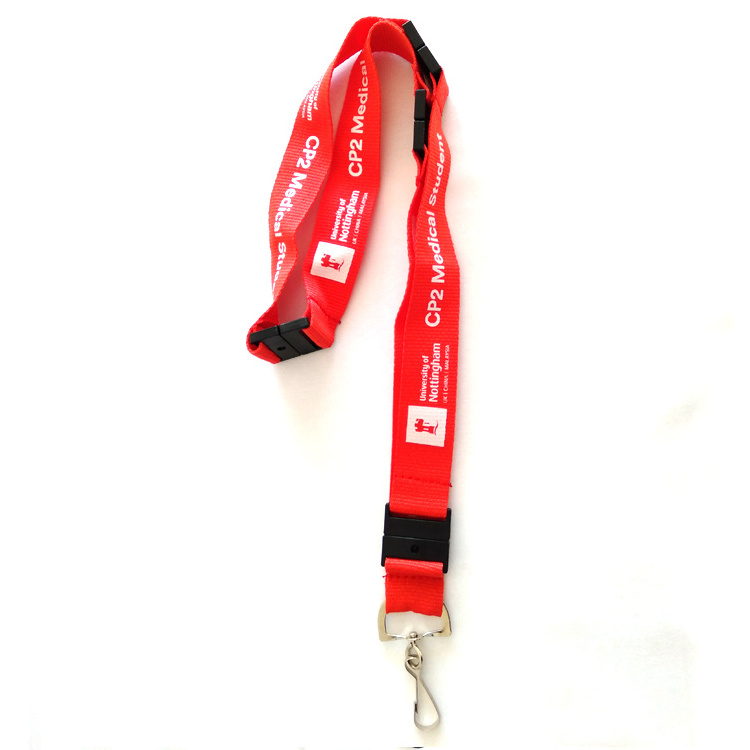 adjustable bottle holder lanyard for travel badge id card rope lanyard advertising polyester lanyard