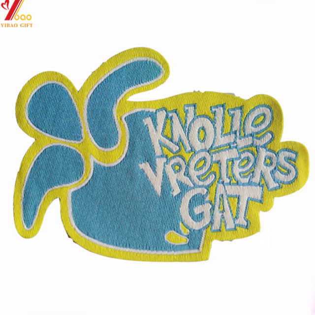 Wholesales Chenille Embroidered Badges Custom Logo Embroidery Patches With Iron On Backing