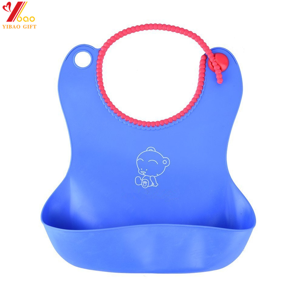 Printing Bpa Free Soft Feeding Custom Baberos De Pacifier Long Sleeved Kids Silicona Waterproof Bib Silicone Baby Bib Set