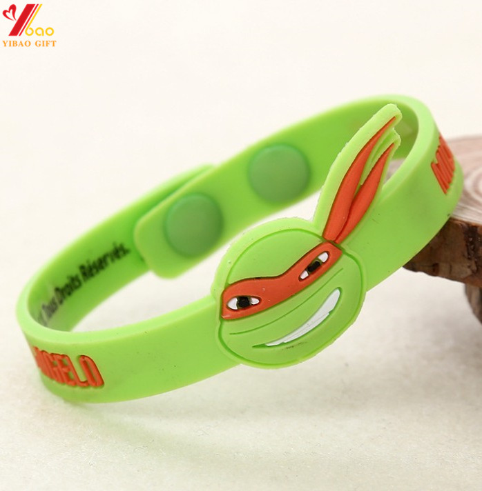 Custom Anime characters Silicone wristband Comfortable and soft silicone wrist strap suitable for children