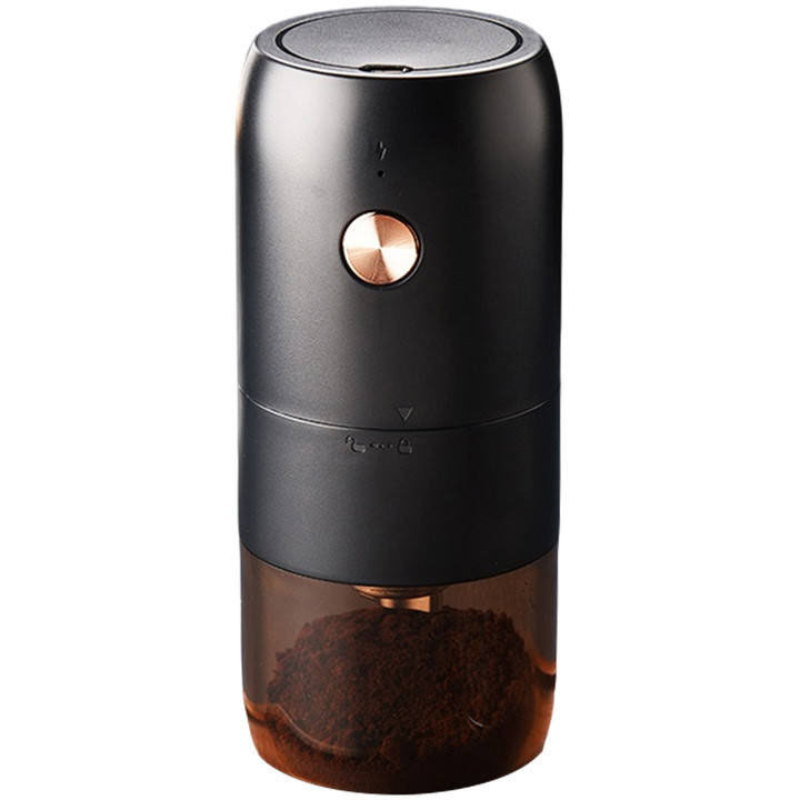 Custom logo Portable Coffee and Spice Grinder set 420 stainless steel dry spice grinder visible powder output