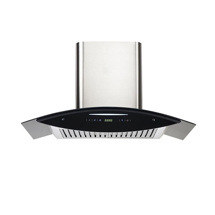 The Best Sensor Touch 2*1.5W LED Lamp 600/900mm  modern novel design round range hood