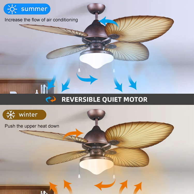 2024 Designer Fancy Smart Decorative Flush Mount Bedroom Application Ceiling Fan With Light