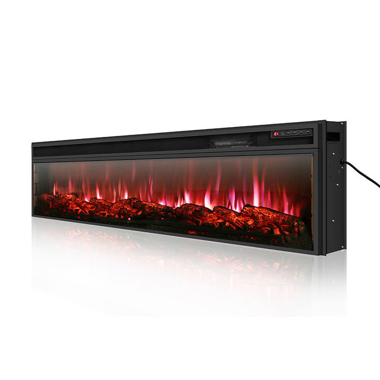 Best price indoor 3D wooderm cheap decor flame insert electric fireplaces