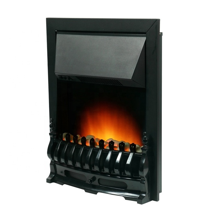 Low price deco flame electric fireplace 36 wall hanging curved electric led fire place