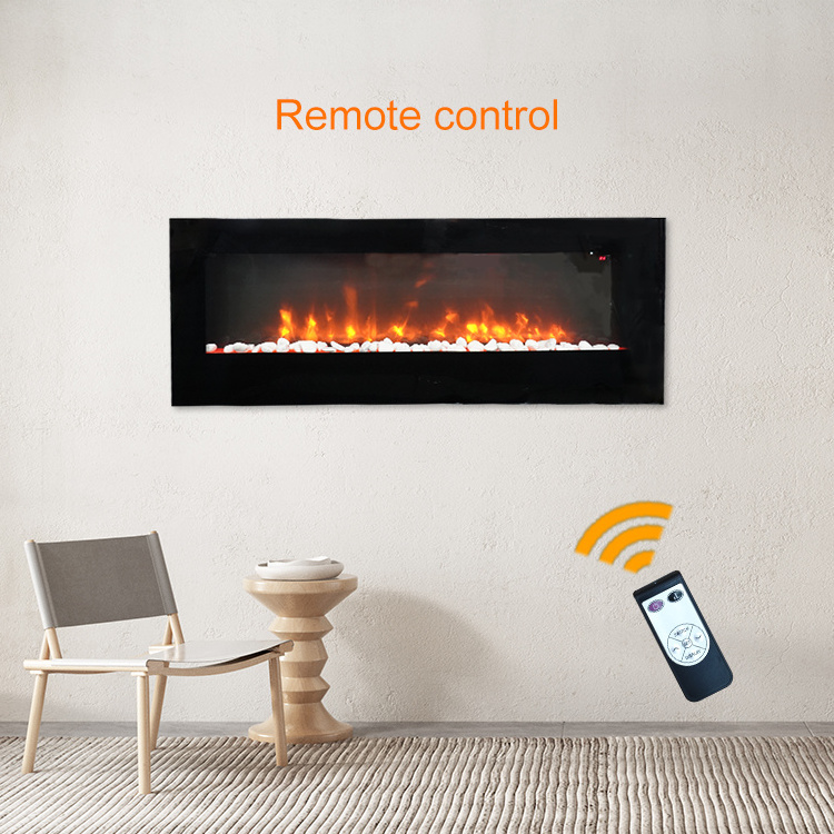 Wholesale touch&remote control Temperature Adjustable decorative heater modern Insert Outdoor electric fireplaces