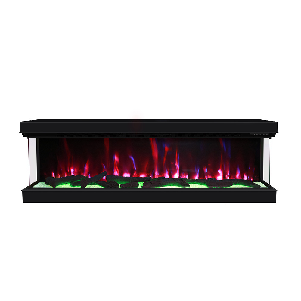 Wholesale modern decor decorative wifi remote controlled freestanding 3d inserts electric fireplace heater