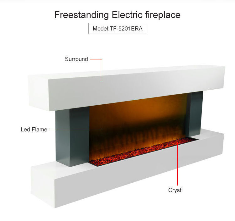 Gray surround tv wall mount freestanding fireplace electric wall decor for fireplace