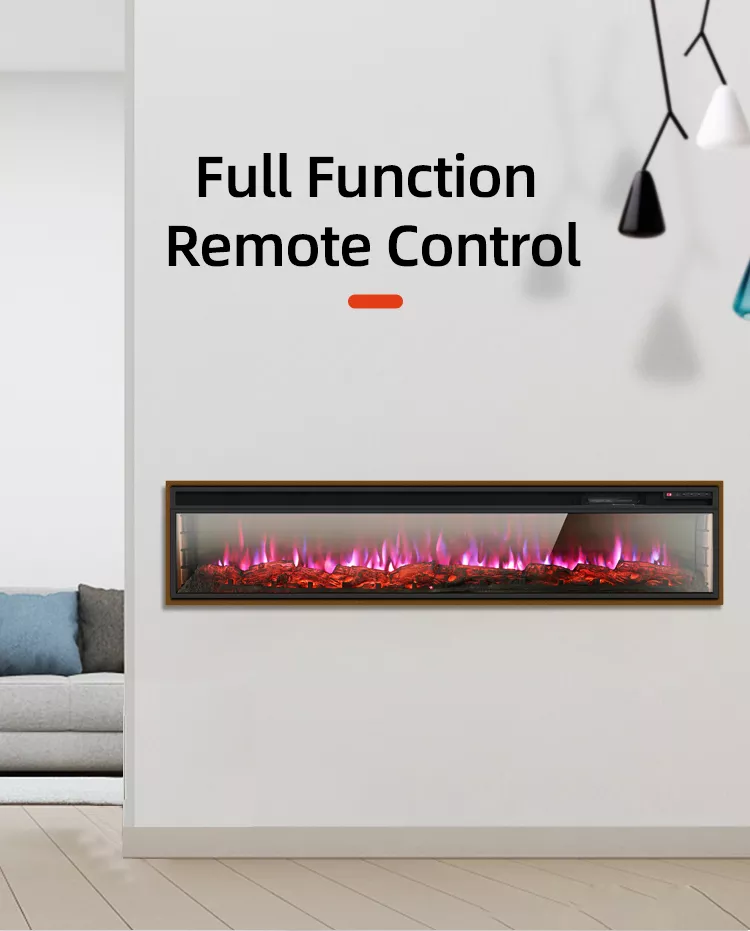 Yijia electric stove heater, electric fireplace decorating fireplace heater with artificial fire flame/