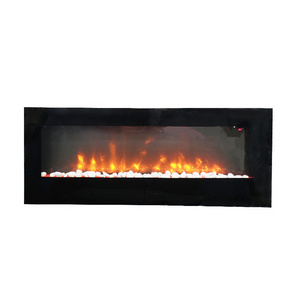 New design 48" LED flame modern decorative remote control wall mounted electric fireplace