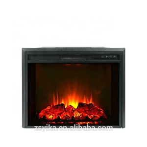 Factory price insert fireplace wood burning stove indoor portable electric fire place with log set