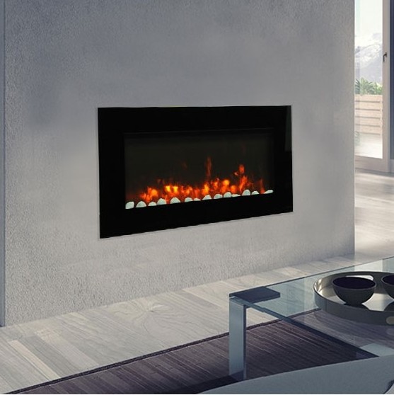 Muti colors electric fireplace, wall mounted wood luxury customized electric fireplace with no heat