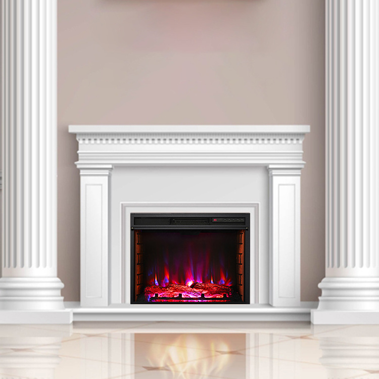 CE European Style Decor Flame electric Fireplace With Mantel