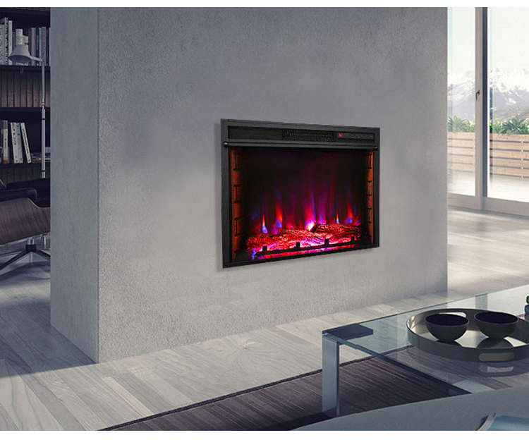 Modern Fireplace Electric Decore Flame tv 2000W High Quality RC built in recessed Electric Electric Fireplaces Fireplace