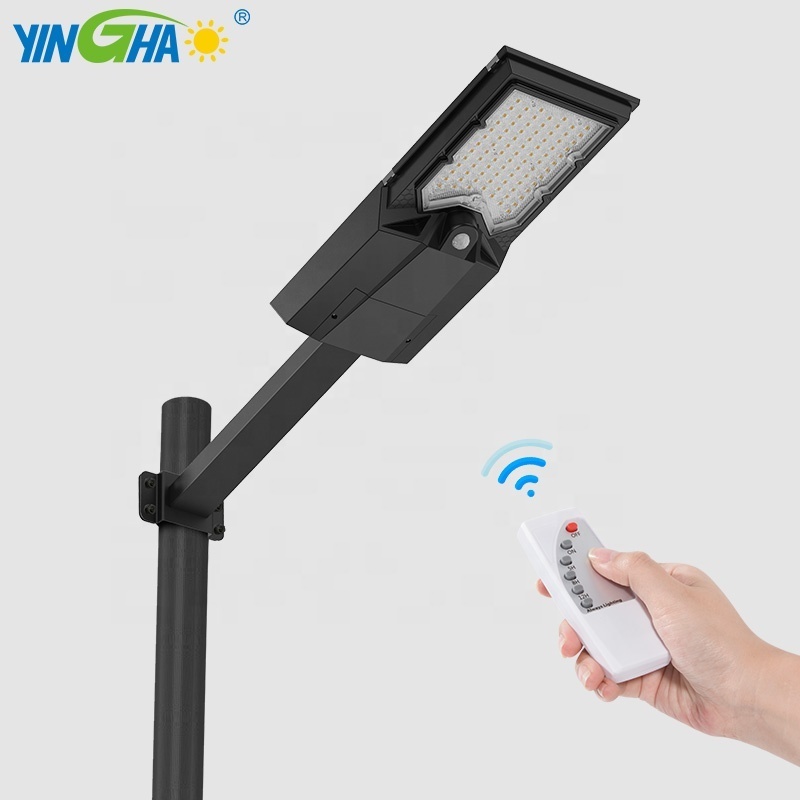 300W 500W 1000W Waterproof Ip65 Remote Control Led Motion Outdoor Eco-friendly Lifepo4 Lithium Battery Solar Street Light