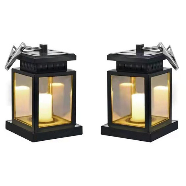 Wholesalers Hanging Party Festival Decorative Led Solar Garden Lights Outdoor Solar Candle Lanterns For Garden Decor