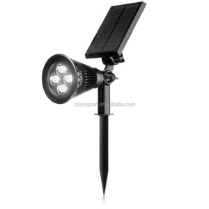 200 Lumens Solar Stick into the ground/ mount on the wall spotlight